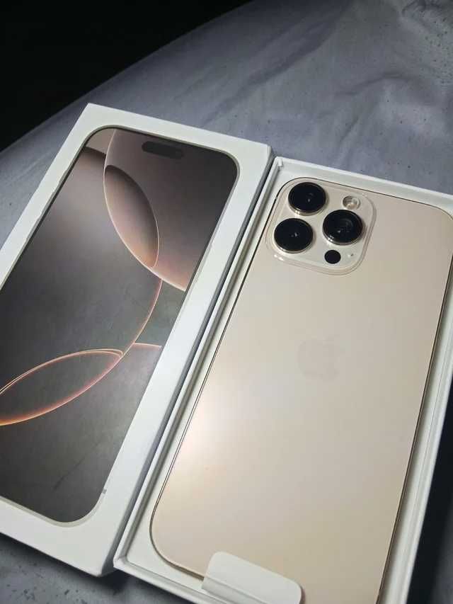 iPhone 16 Pro Max 1TB Dourado – Como Novo