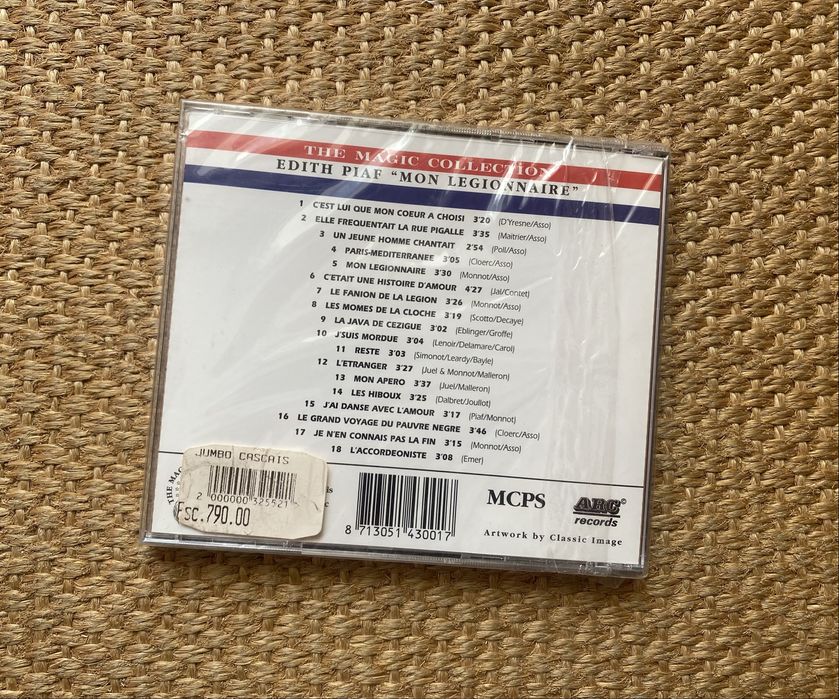 CD de Edith Piaf Mon Legionnaireselafo