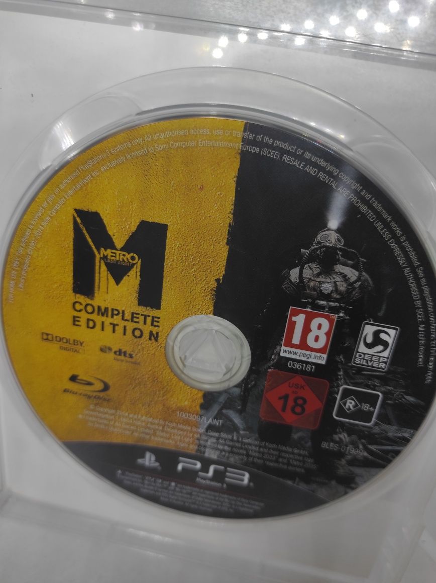 PS3 * METRO Last Light Wydanie Kompletne PL + Dodatki ps3 * UNIKAT *