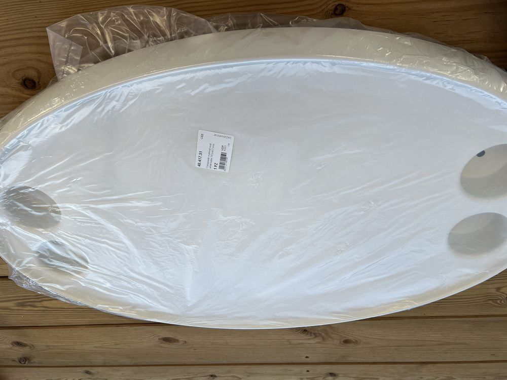 Mesa oval para barco nova