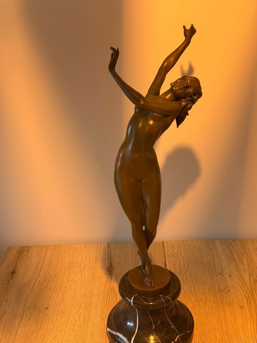 Фигура Скульптура Эротика Бронза Подпись