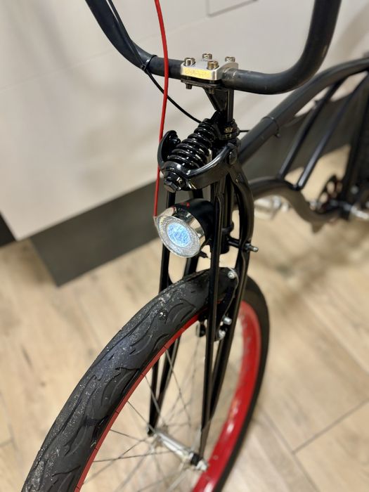 Rower chopper cruiser 3-biegowy Shimano – custom, retro
