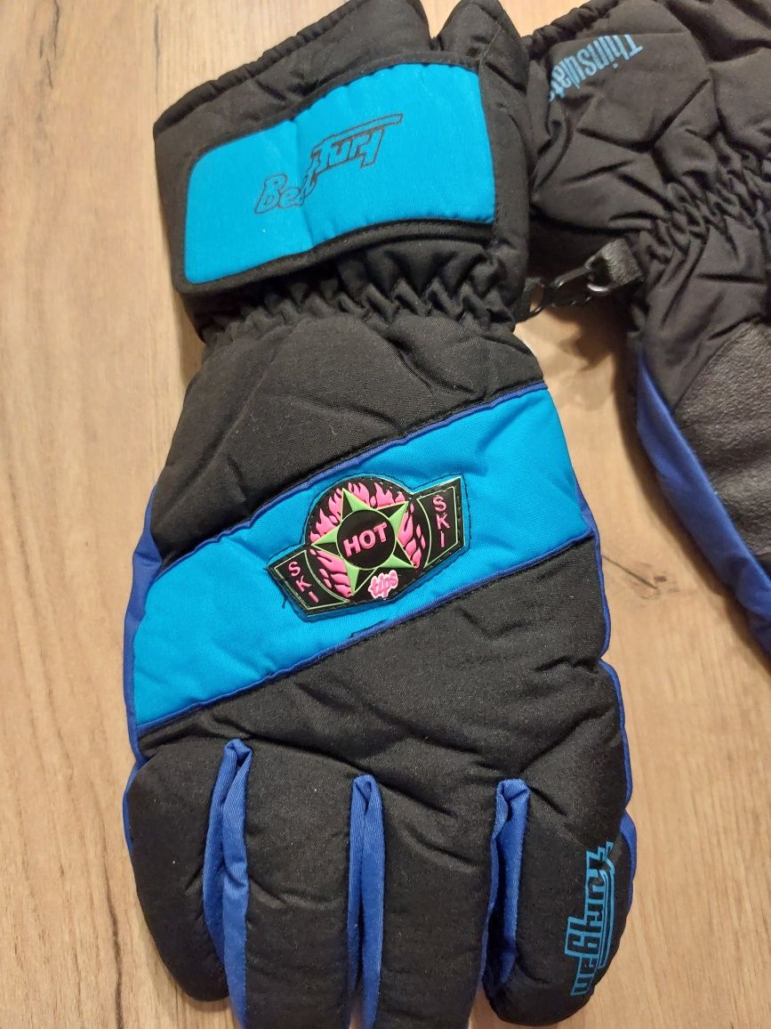 Nowe rękawice narciarskie zimowe ocieplane L dla dorosłych