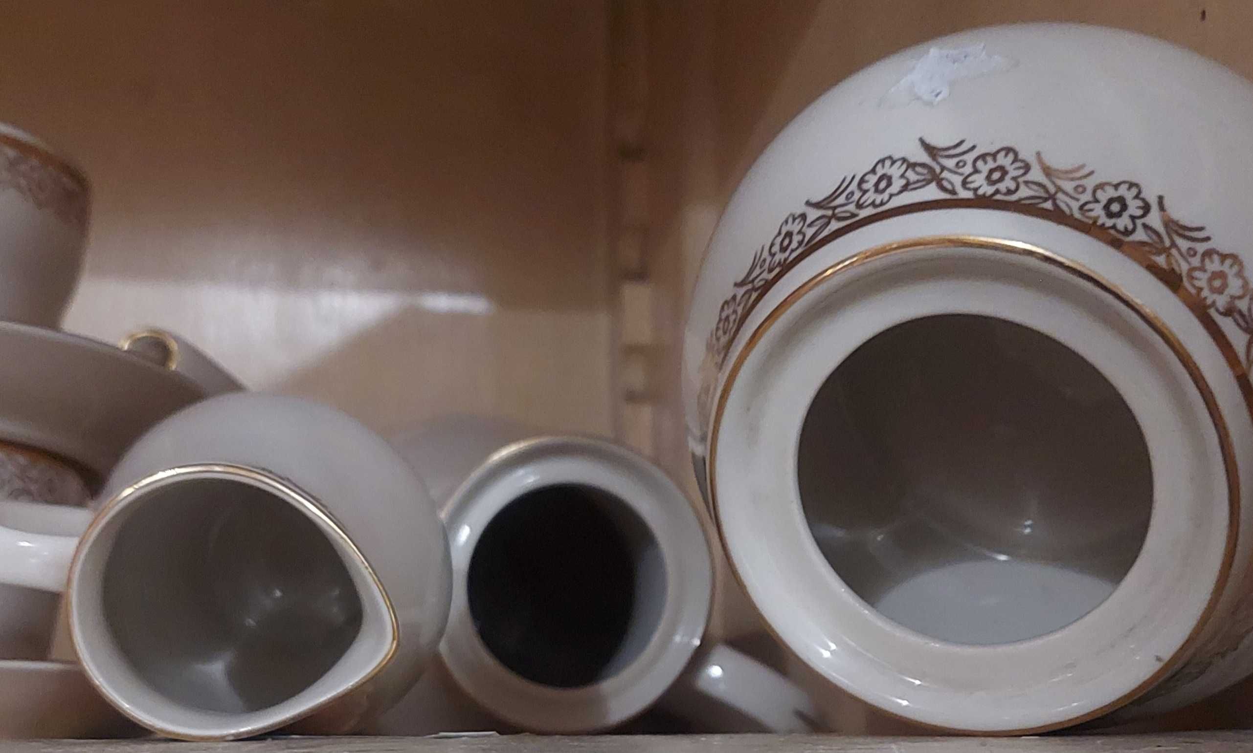 Serwis kawowy  porcelanowy Gołajewska Pruszków PRL Sonia