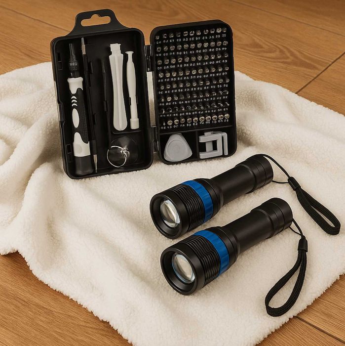 Zestaw 115w1 Wkrętaki Do Elektroniki CR-V Torx Śrubokręty + GRATIS