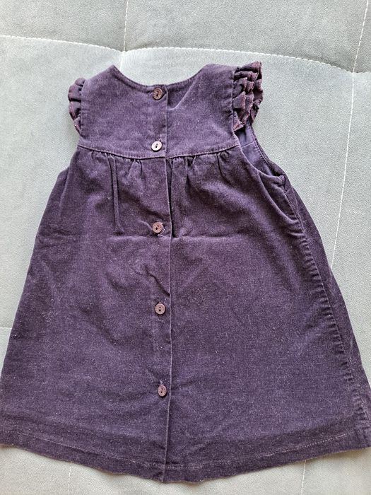 Sukienka sztruksowa roz 80