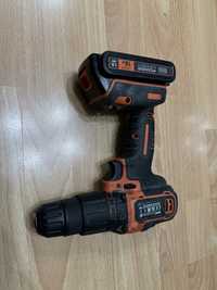 Wkrętarka Black+Decker zasilanie akumulatorowe 18 V BCD700S