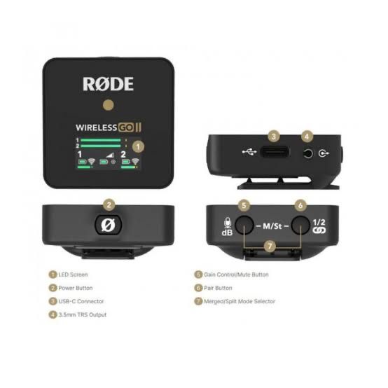 Бездротовий мікрофон RODE Wireless Go 2