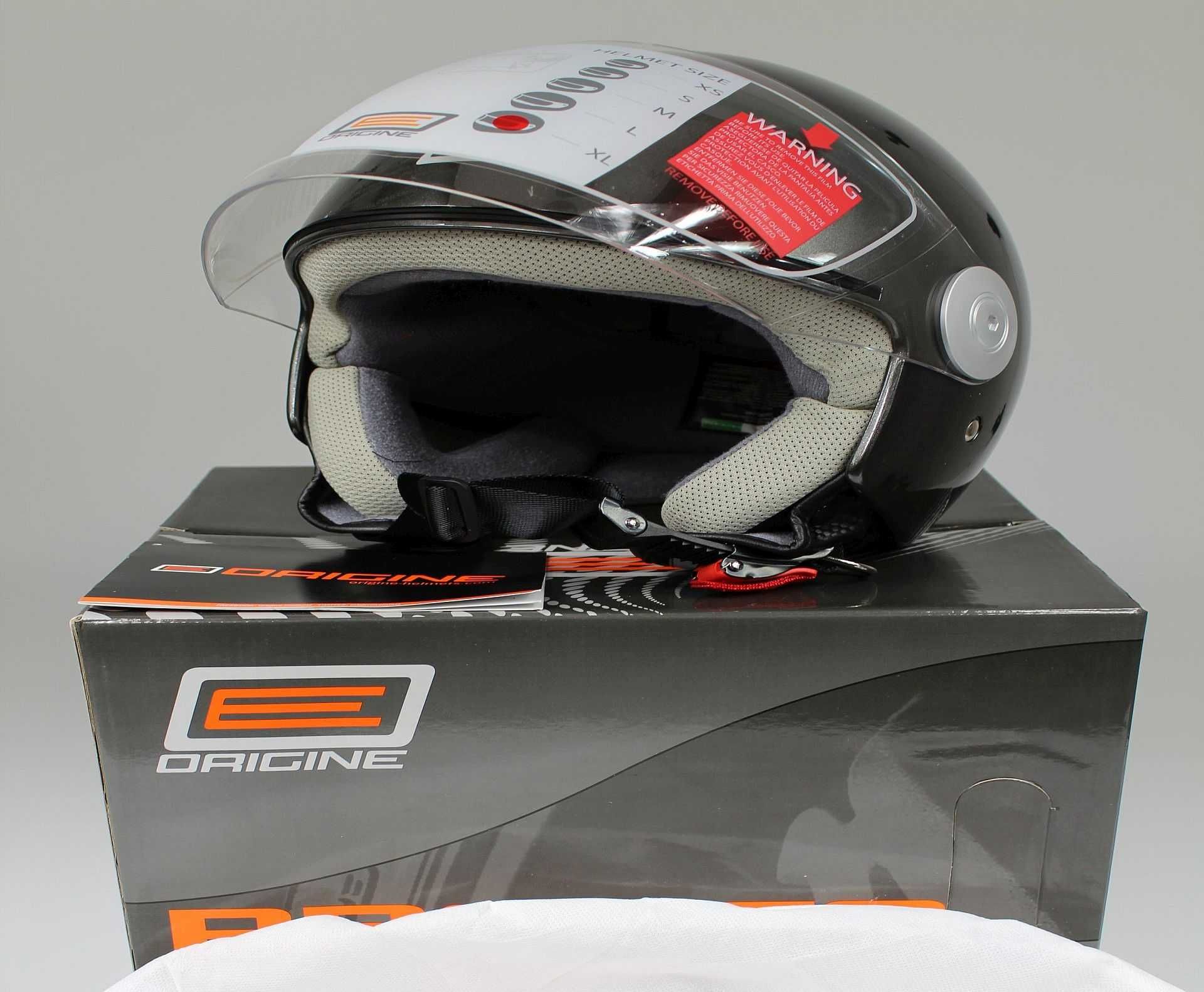 Kask Motocykl Skuter Włoski Jet ORIGINE Model ECCO r. XS-S-M-L-XL NOWY