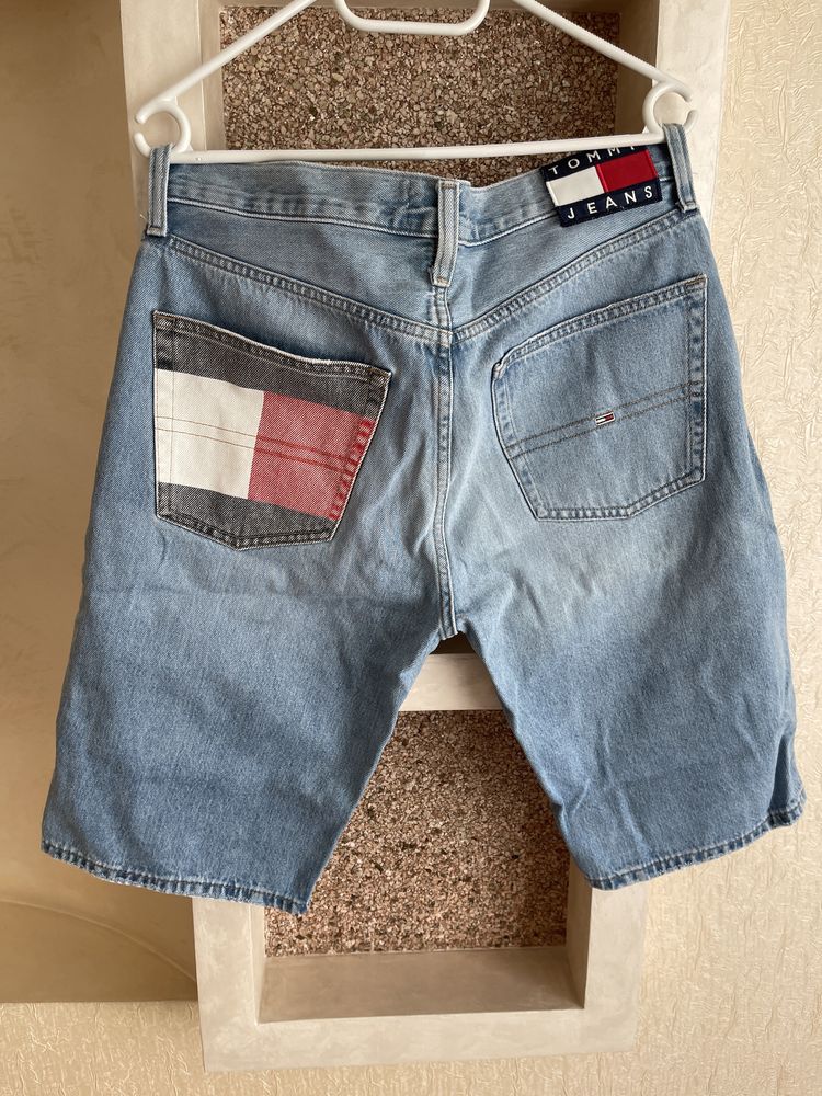 Джинсовые шорты Zara, Diesel, Tommy Hilfiger, размер 32