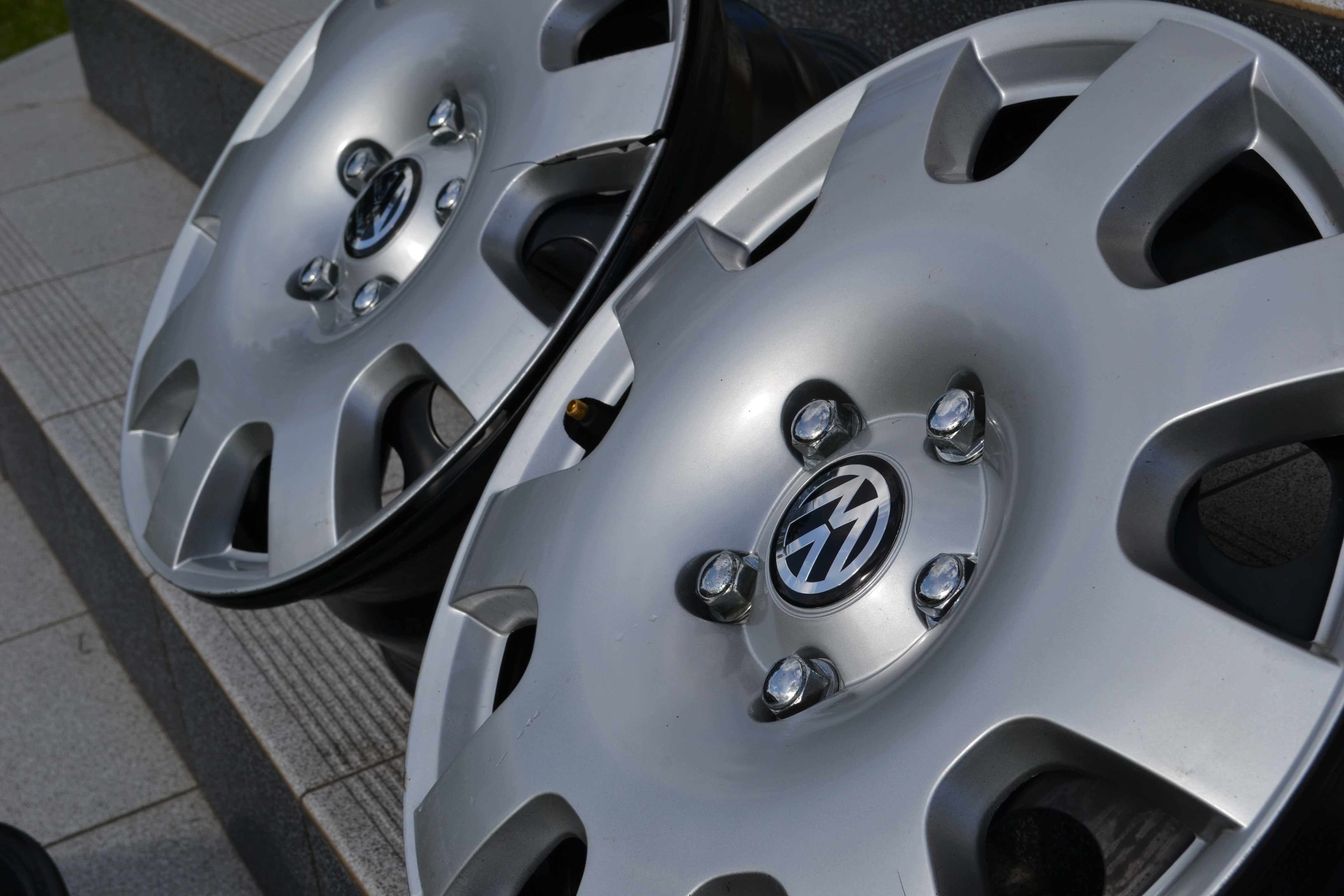 Felgi z kołpakami 5x112 VW 16 Cali