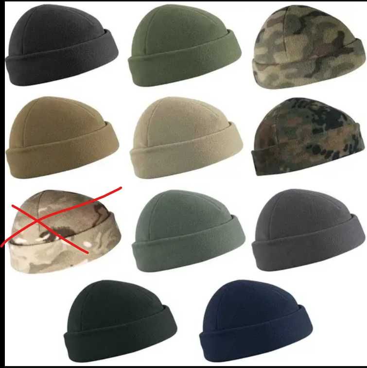 HELIKON-TEX WATCH CAP FLEECE шапка флісова DOKERKA ковпак 9 кольорів