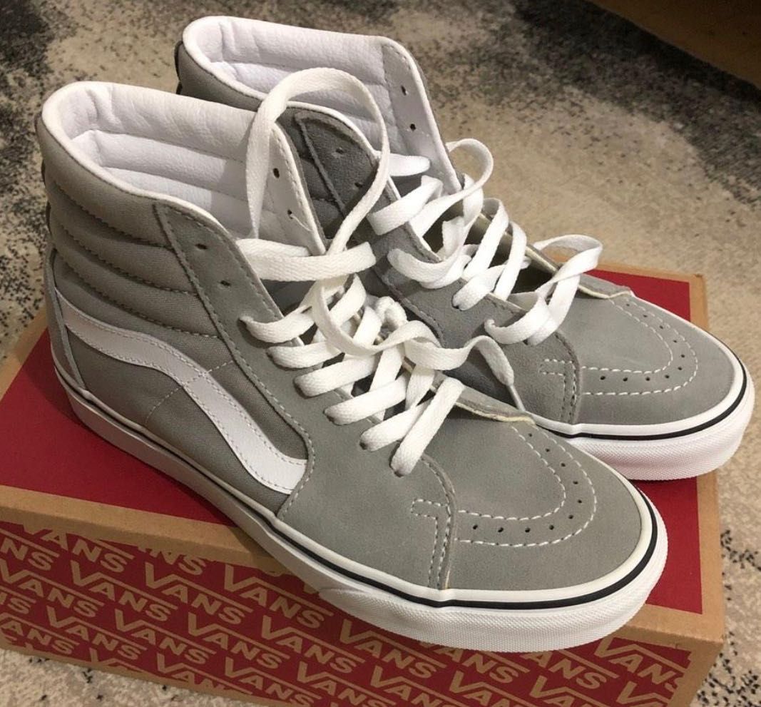 Vans sk8 cinza 36,5 NOVAS etiqueta