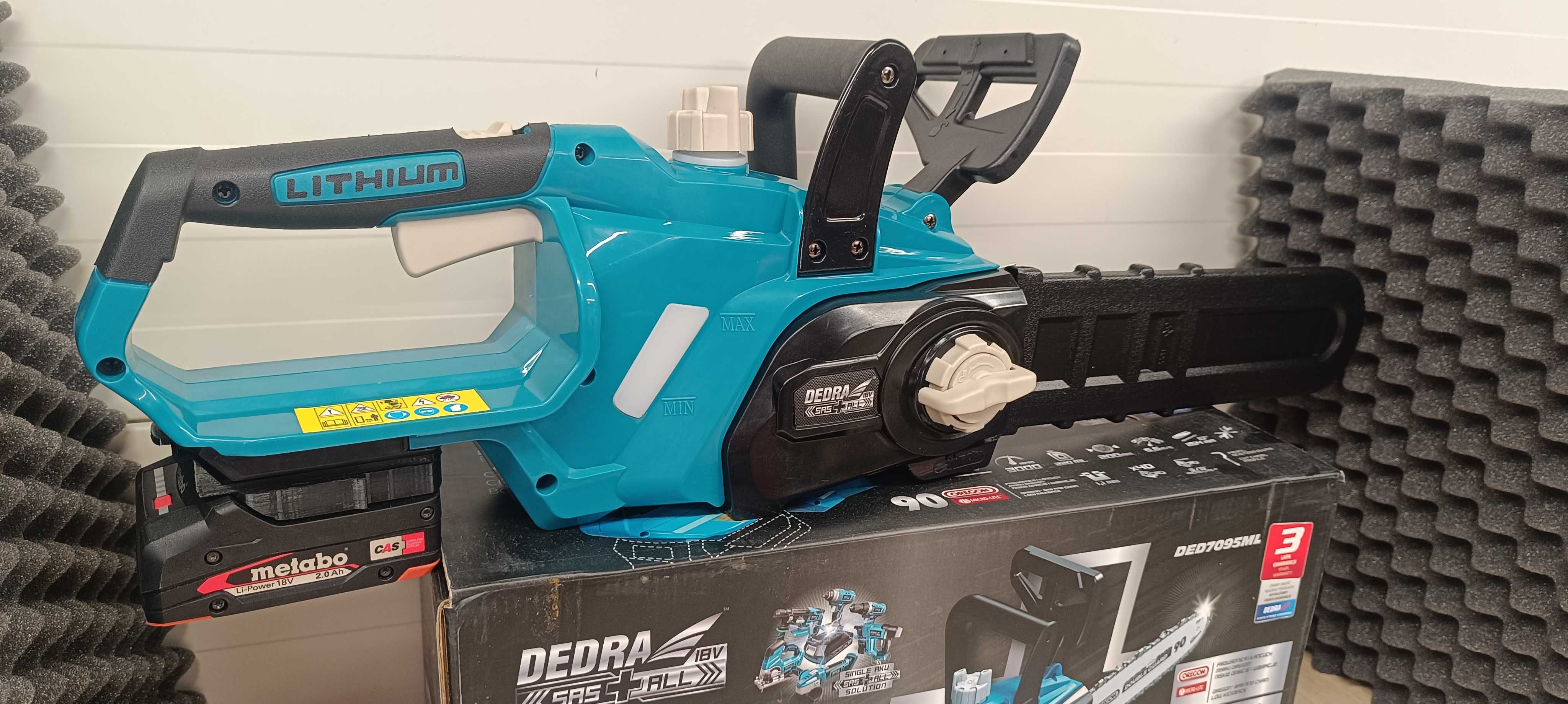 Pilarka łańcuchowa Dedra 18v 30cm OREGON Adapter do Metabo Bosch Pro