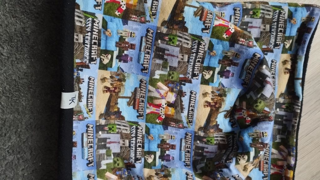 Minecraft zestaw czapka komin