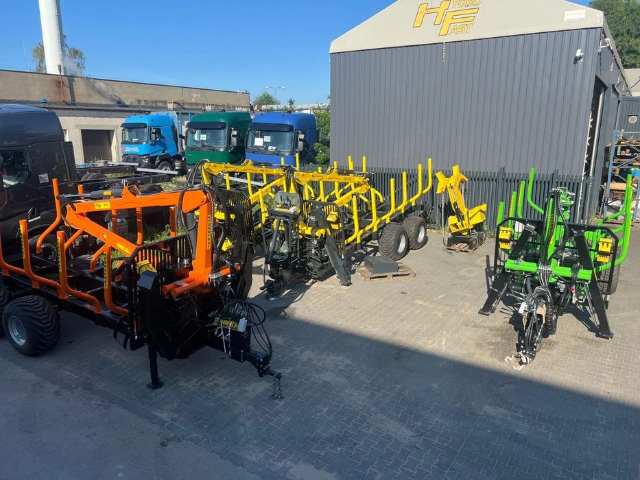 Przyczepa do zrywki drewna Hydrofast 11 ton  Przyczepa do zrywki drewna Hydrofast 11 tom