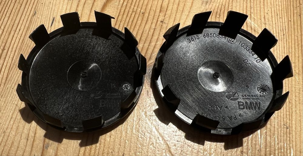 2 tampas originais emblema logo bmw