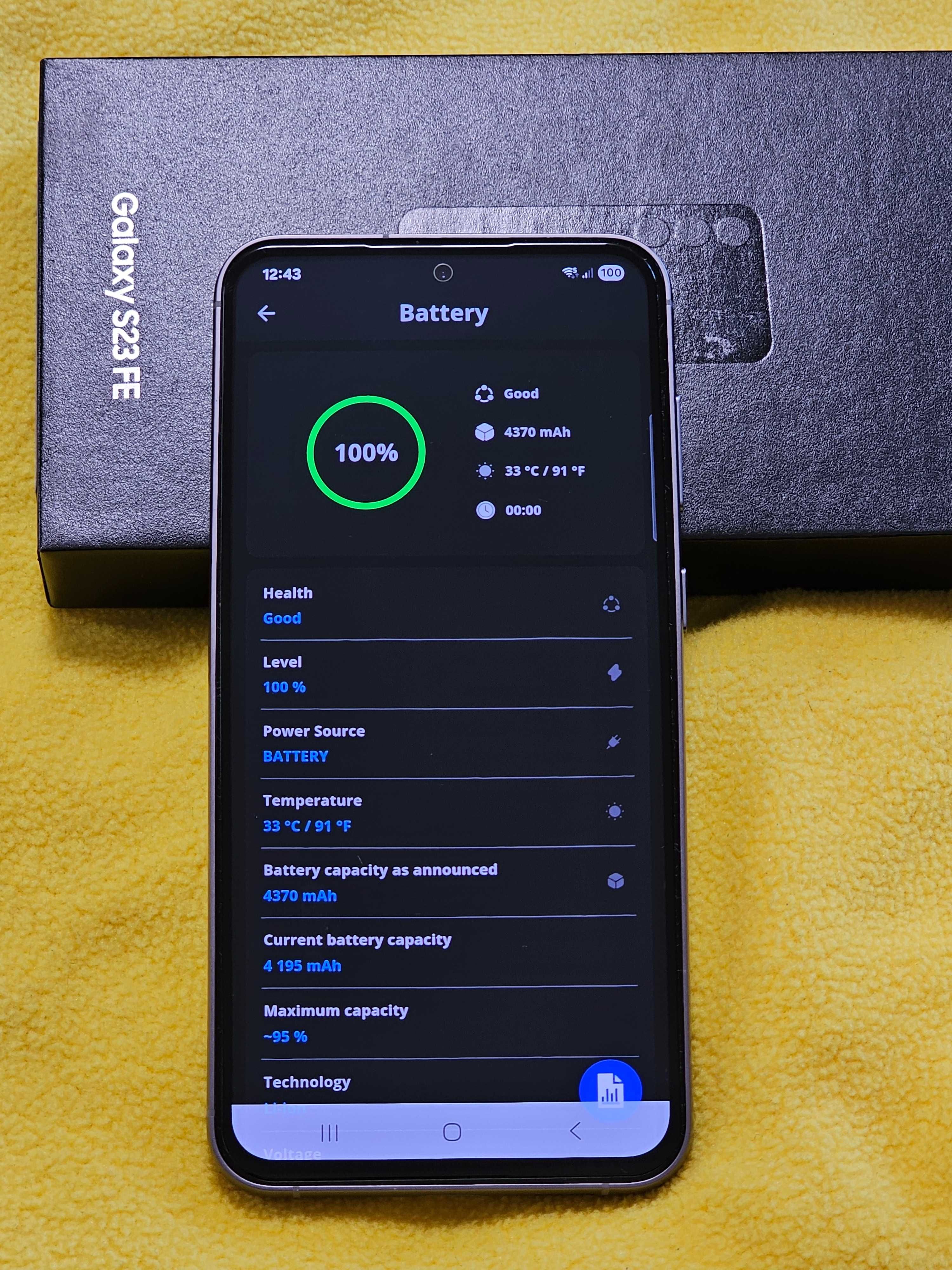 Samsung S23 FE 256. Офіційний. Новий стан