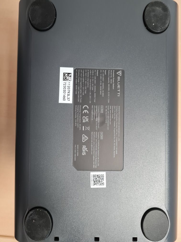Зарядна станція Bluetti EB3A / 600 Вт / 268 Вт⋅год / LiFePO4 (6
способ