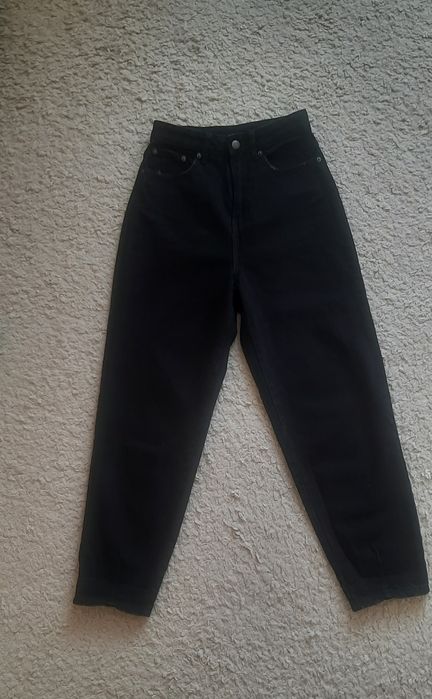 Джинси чорні мом