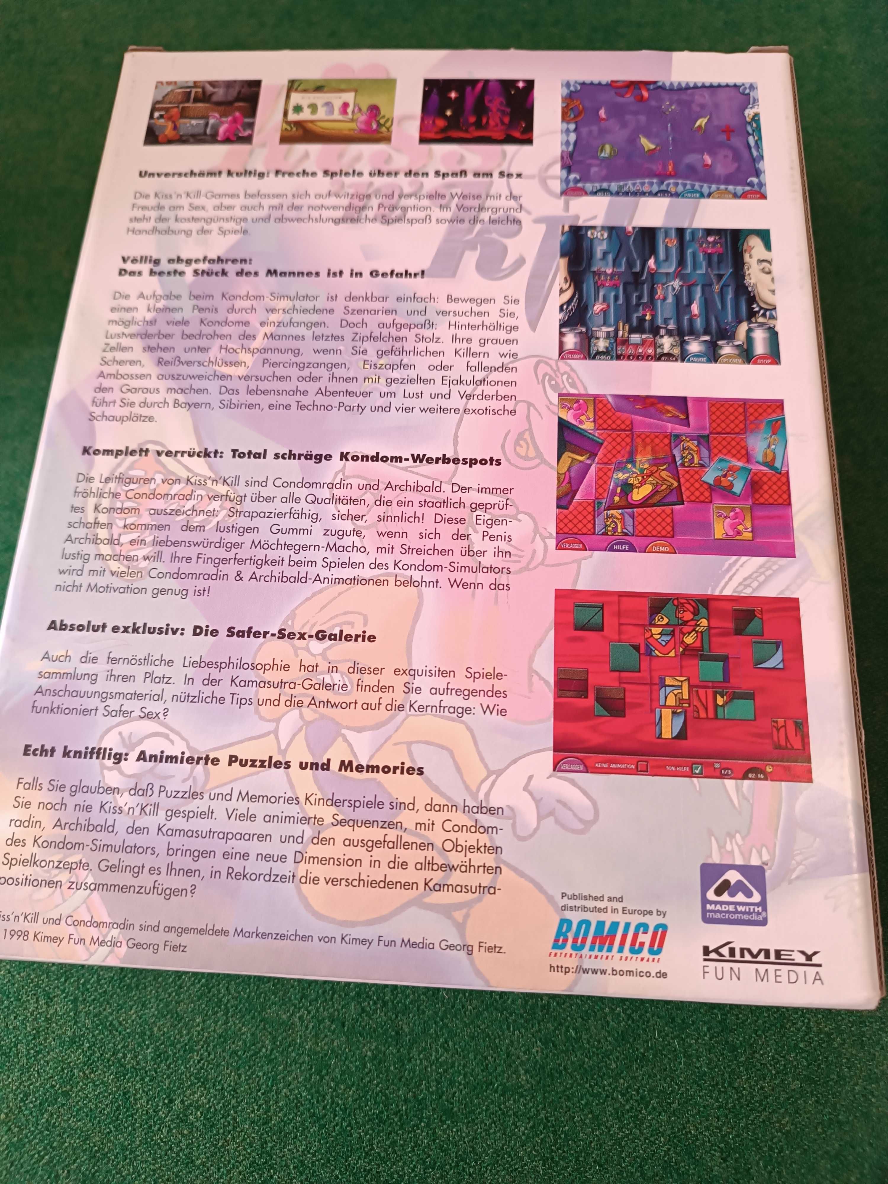 Gra PC - Kiss'n'Kill (Kondom Simulator) - Big Box -Unikat!