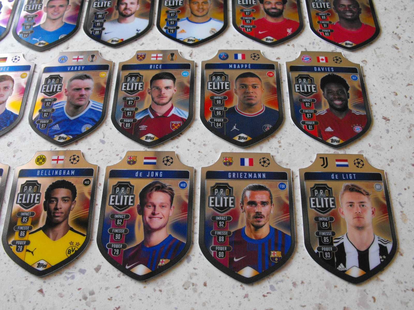 MATCH ATTAX topps, komplet PRO ELITE, Champions League 2022