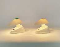 Lampki nocne TYP 11641, Elektrosvit art deco retro vintage prl