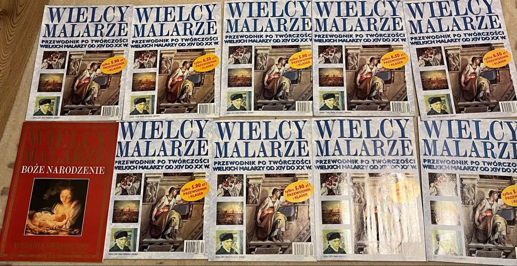 Sprzedam cały zestaw książek Wielce malarze