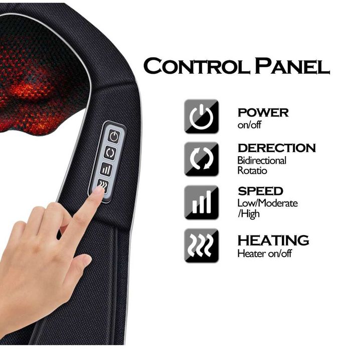 Масажер електро для шиї спини всього тіла VIKTOR JURGEN з нагріванням