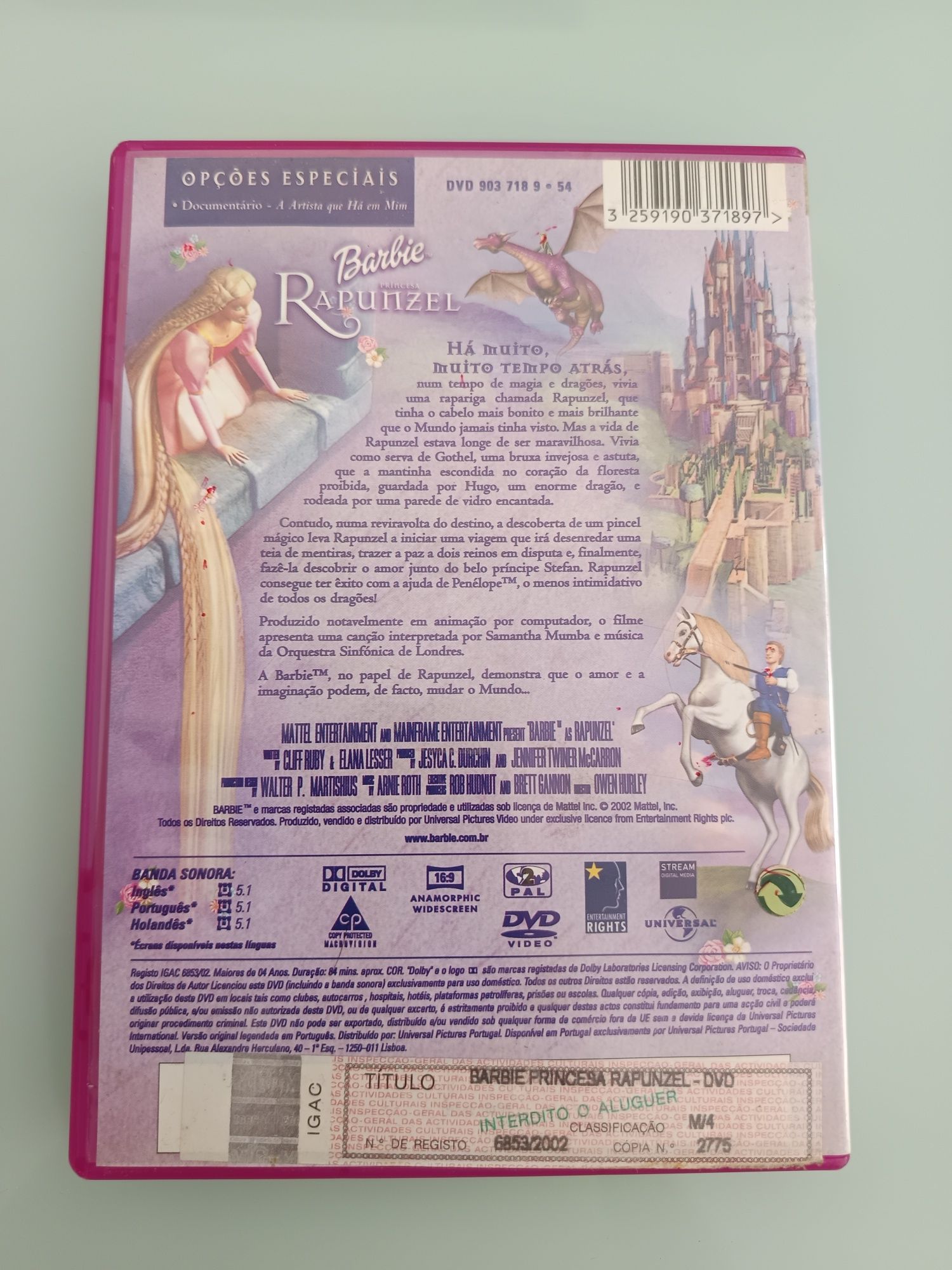 DVD Barbie Rapunzel