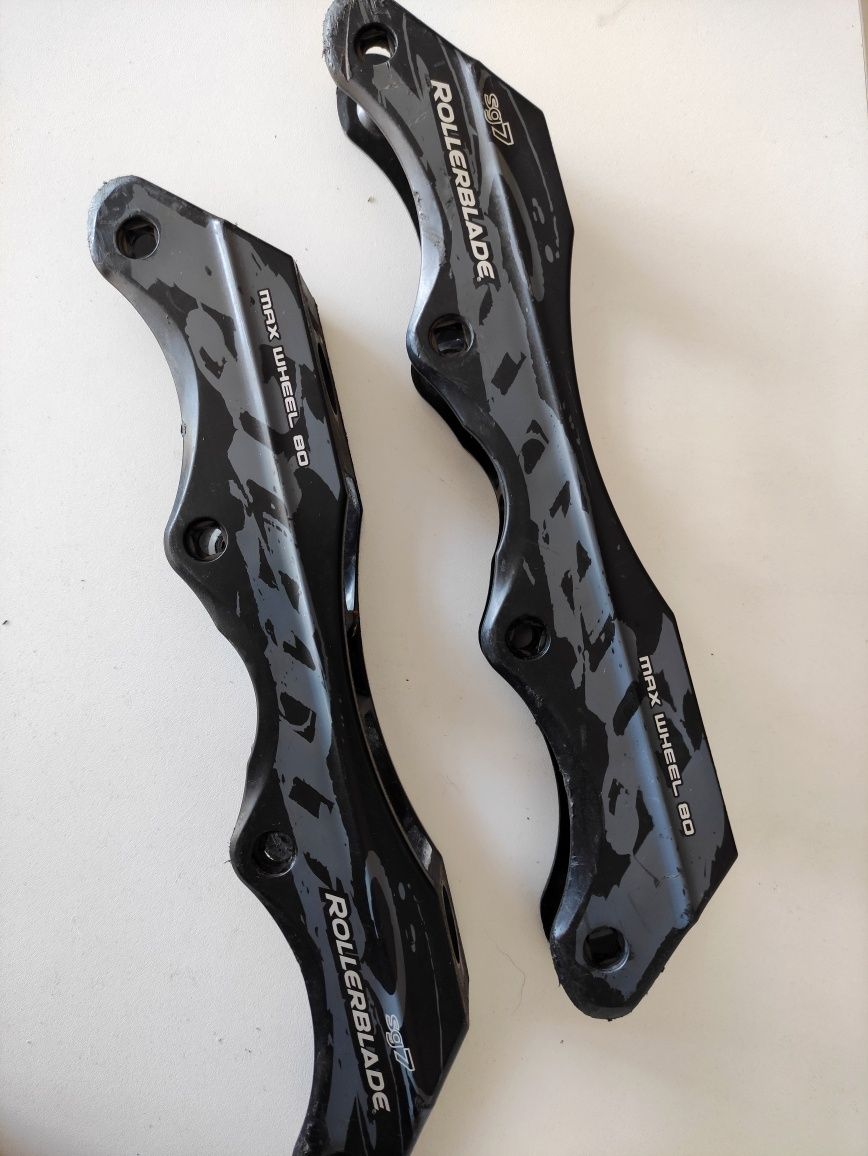 Szyny Rollerblade Fusion X3 UFS + kółka Powerslide FSK 80mm freeskate