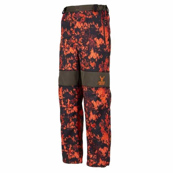 Spodnie Myśliwskie na Polowanie / do Lasu "ORANGE CAMO HUNTER"