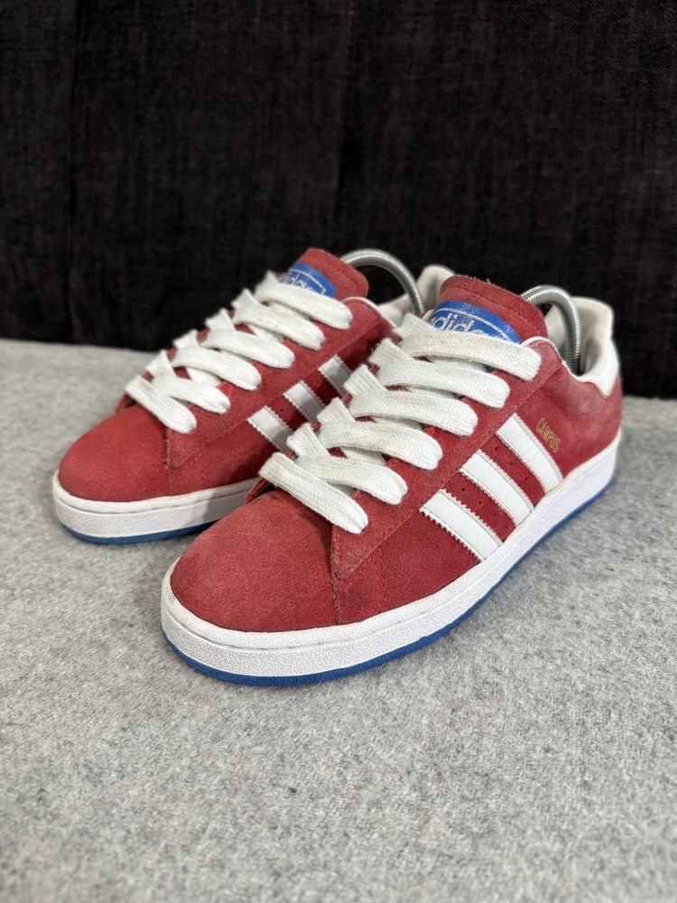Adidas Campus 2005 Vintage OG 00s red suede rare 36 sneakers buty