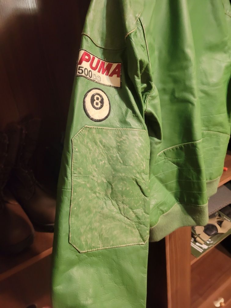 Мотобайк куртка, Puma, шкіра