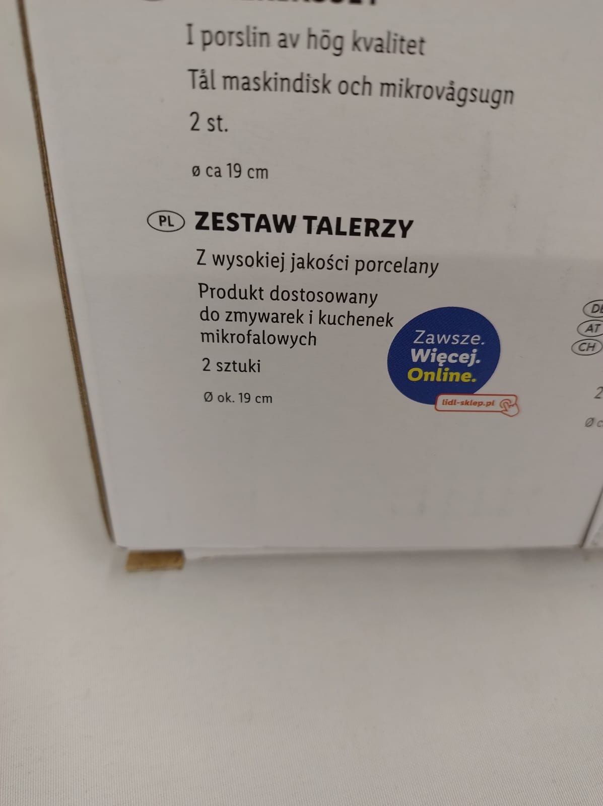 Zestaw talerzyków porcelanowych Ernesto