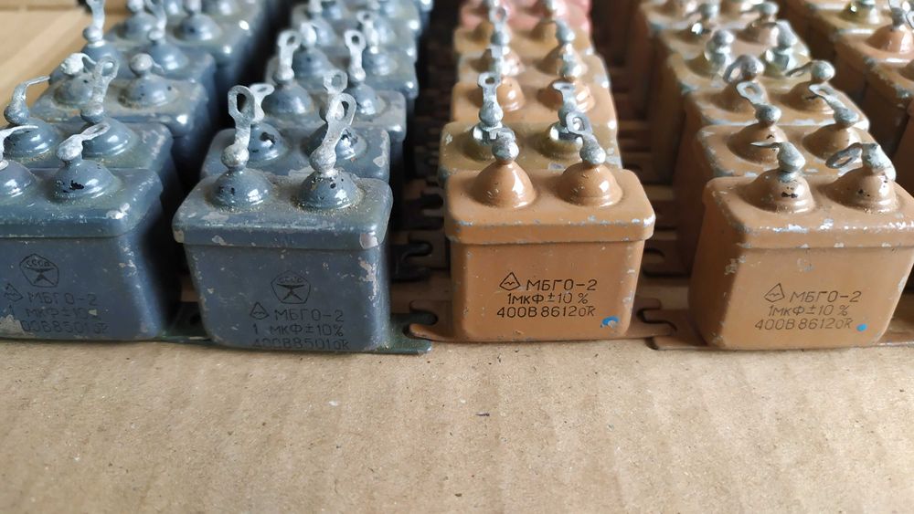 Резистори, конденсатори, МБГЧ-1, МБГО-2, МБГП-3, К50-16, К75-10