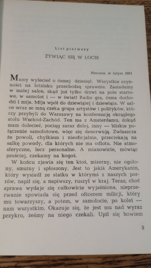 Listy Hawańskie. Tadeusz Breza