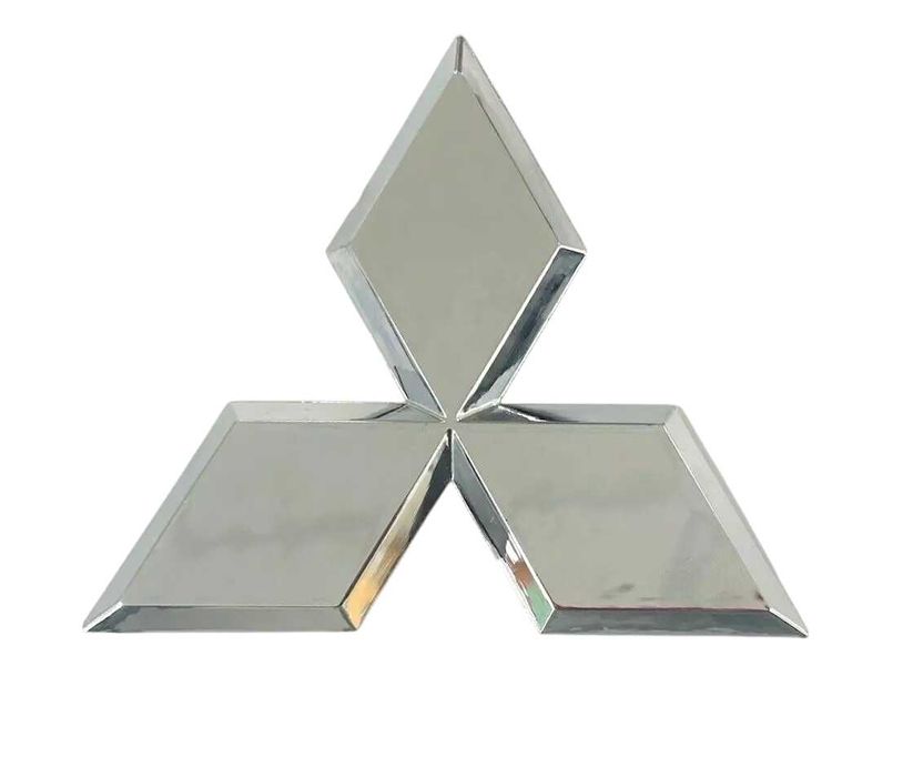 Емблема Mitsubishi на капот/решітку/багажник/руль (пластик,на скотчі)