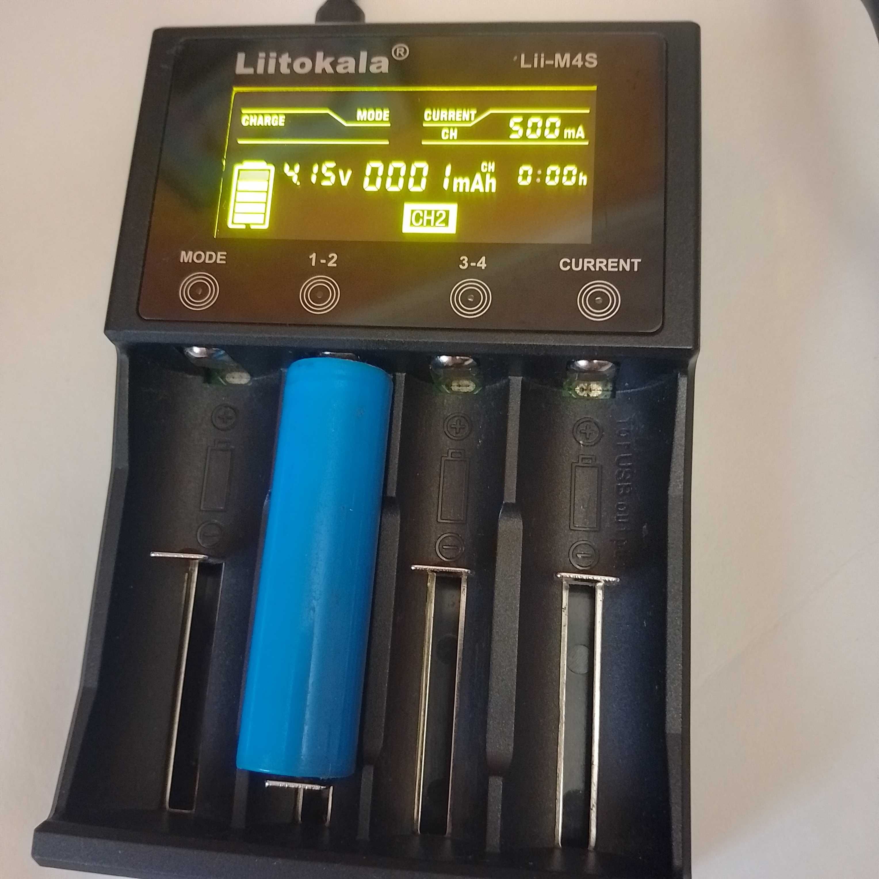 Зарядка акумулятора Litokala Lii M4s (Ni-MN/CD, Li-on.