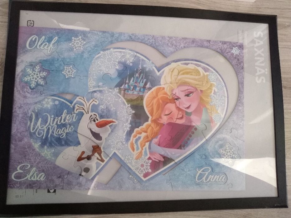 Torebka listonoszka frozen i wielkie puzzle