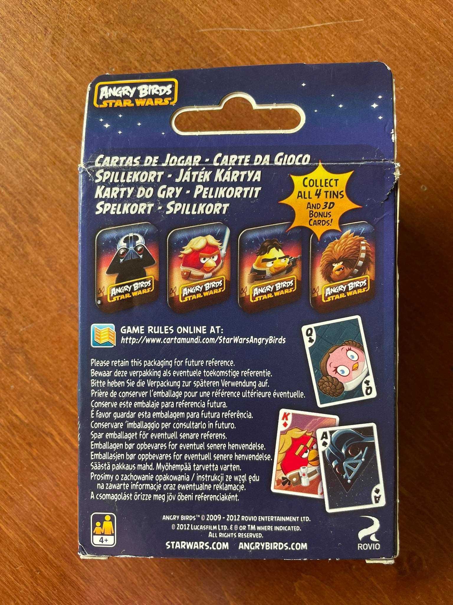 Talia kart / karty do gry Angry Birds Star Wars (w metalowym pudełku)
