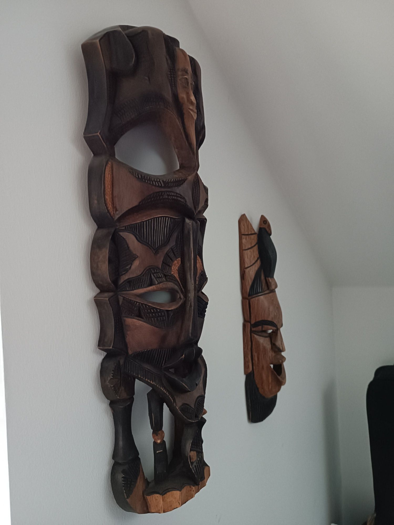 Maska afrykańska duża, 60 cm wysokości