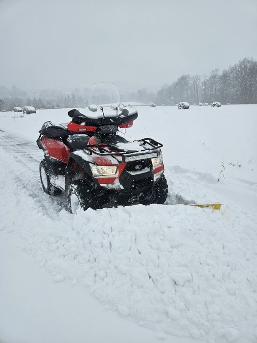 Odśnieżanie dróg, placów,dachów itp, minitraktory quad 4x4,minikoparka