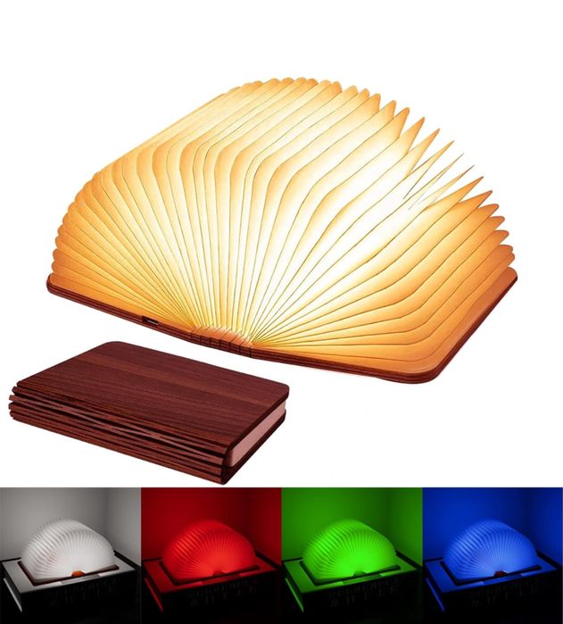 Lampka nocna LED SANOTO w 12 kolorach Książka