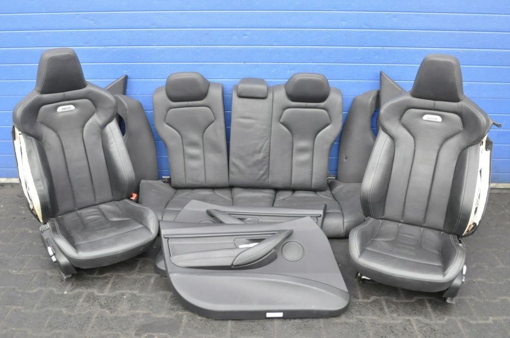 BMW M3 F80 LIFT FOTELE KANAPA BOCZKI SKÓRA KOMPLET