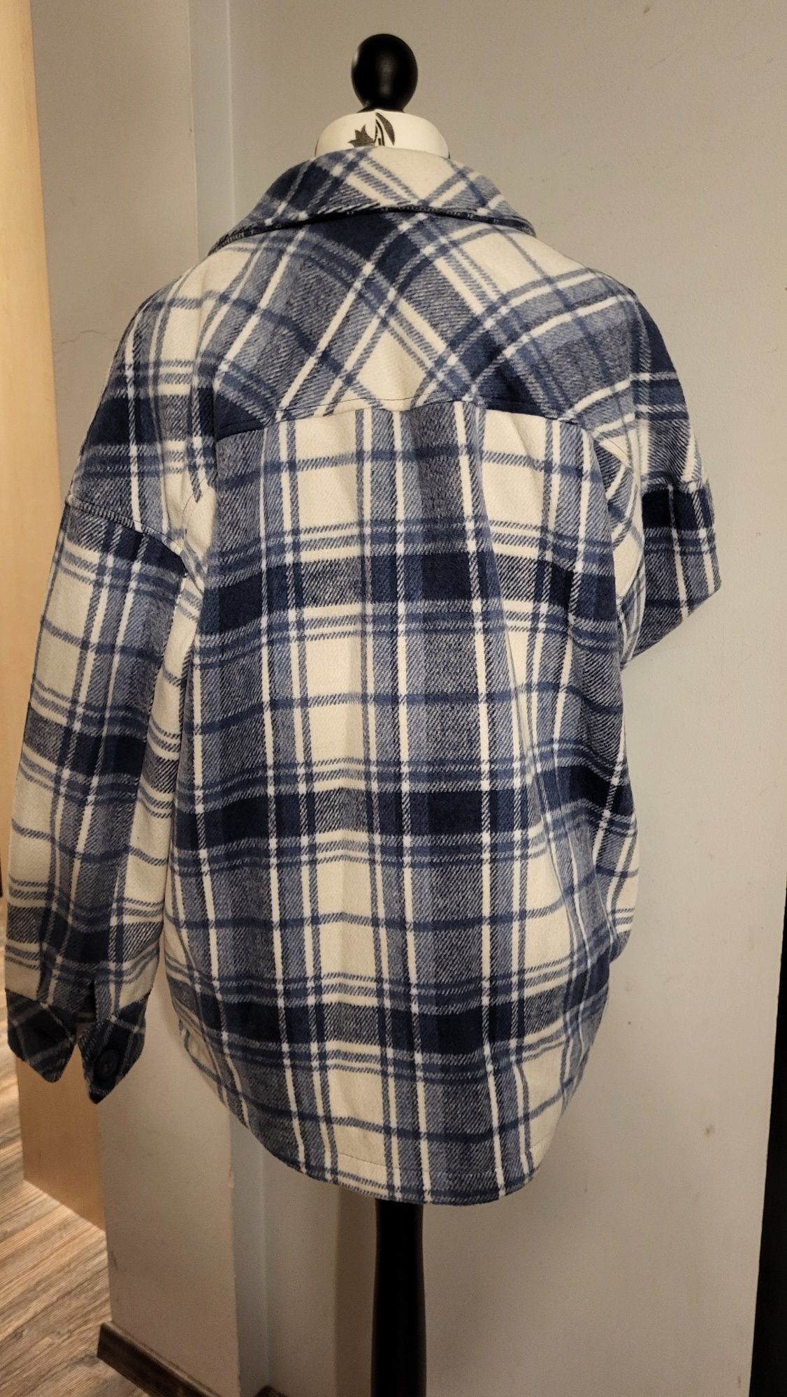 Kurtka koszulowa w kratkę RESERVED rozm. 38, damska, nowa, bez metki,