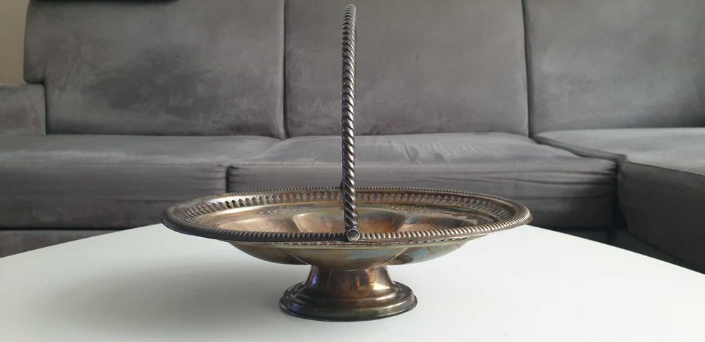 Starocie z Gdyni - Stare naczynia platerowane - owocarka