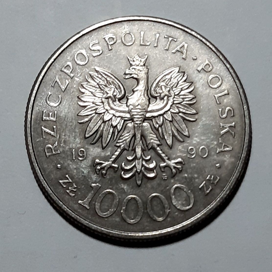 10 000 złotych - Solidarność - III RP (okres przejściowy) - 1990 r.