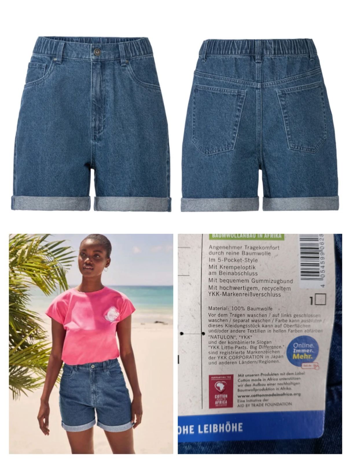 Женские джинсовые шорты Esmara
