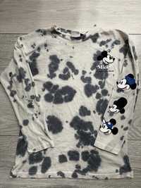 Szary cieniowany tshirt z Mickey Mouse Zara